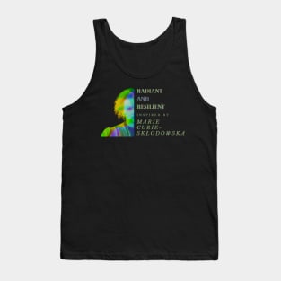 Radiant and resilient: Inspired by Marie Curie-Skłodowska Tank Top